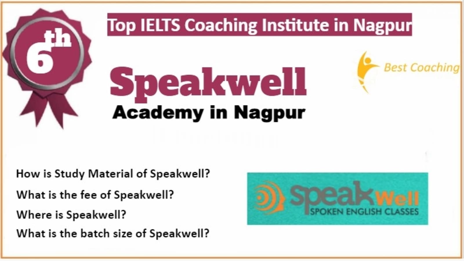 Rank 6 Best IELTS Coaching in Nagpur