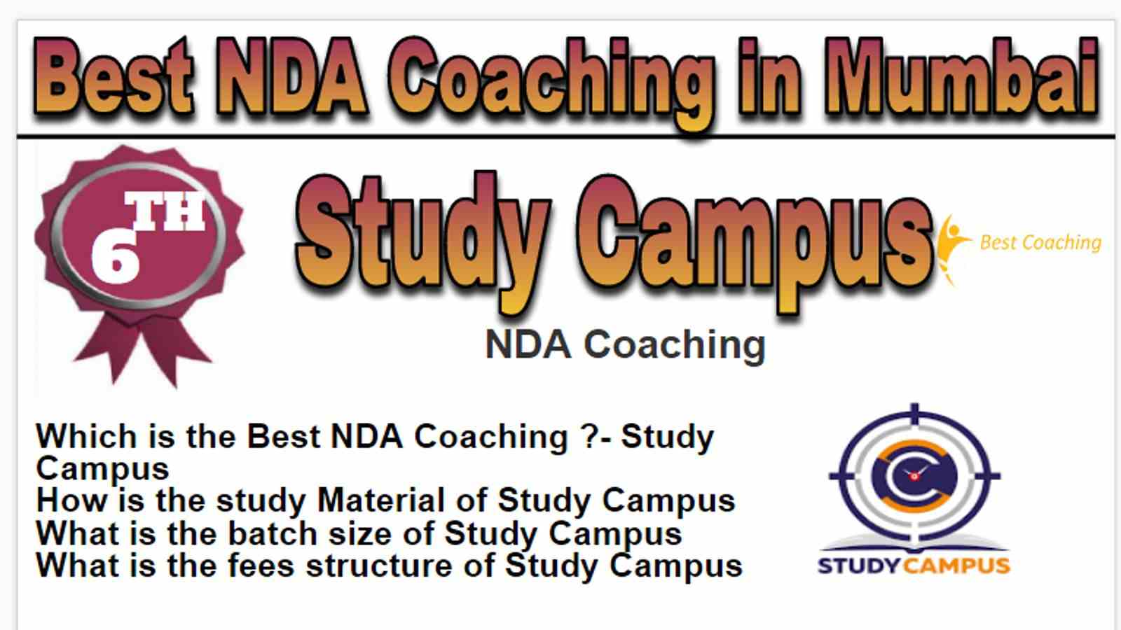 Rank 6 Best NDA Coaching in Mumbai