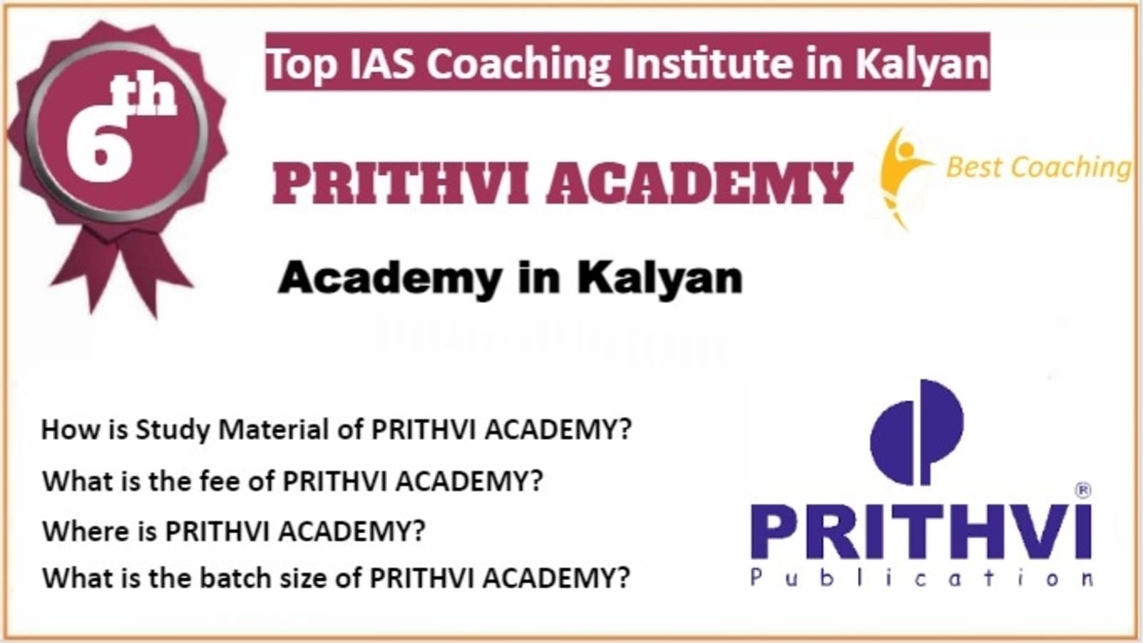 Rank 6 Top IAS Coaching in Kalyan