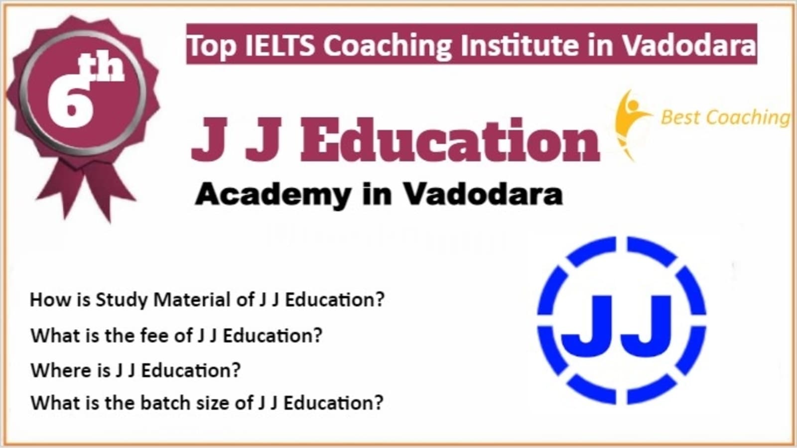 Rank 6 Top IELTS Coaching in Vadodara
