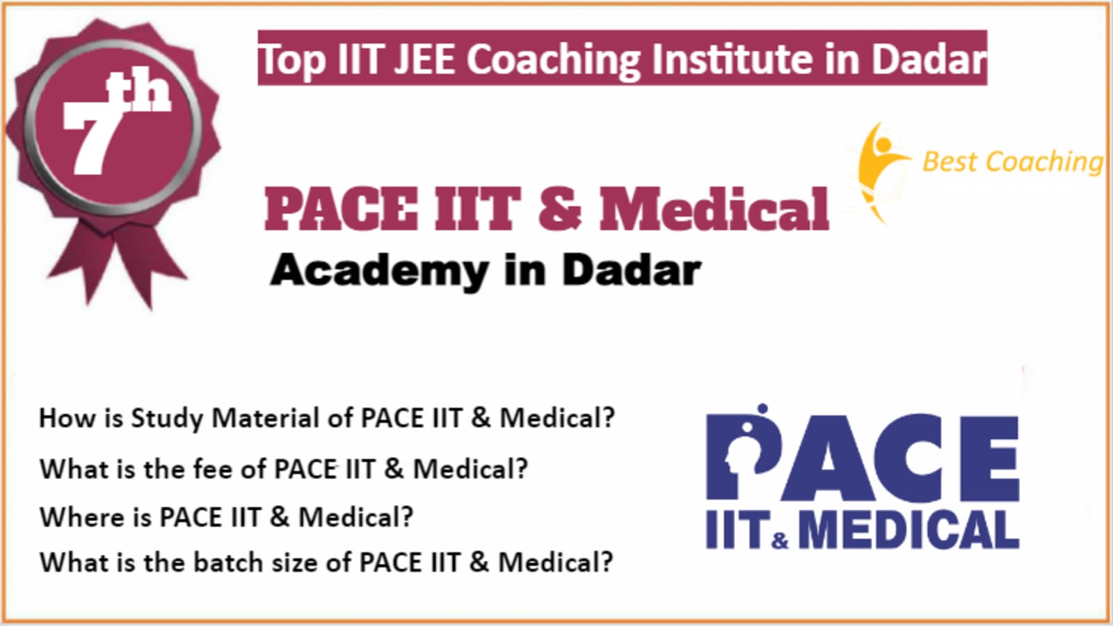 Rank 7 Best IIT JEE Coaching in Dadar