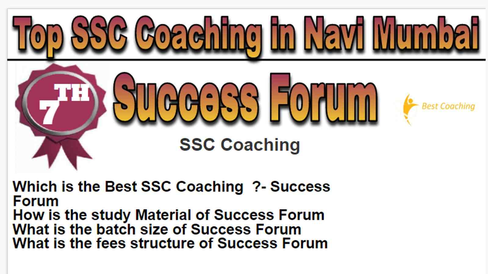Rank 7 Best SSC Coaching in Navi Mumbai