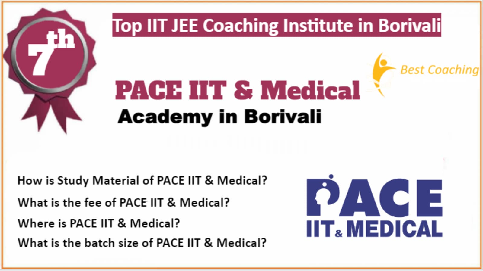 Rank 7 Top IIT JEE Coaching in Borivali