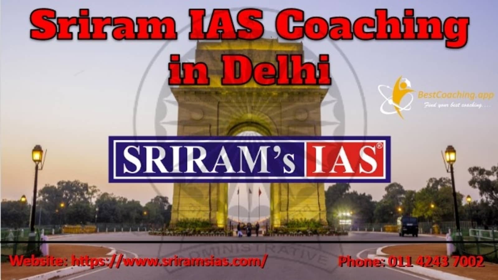Sriram IAS Coaching in Delhi