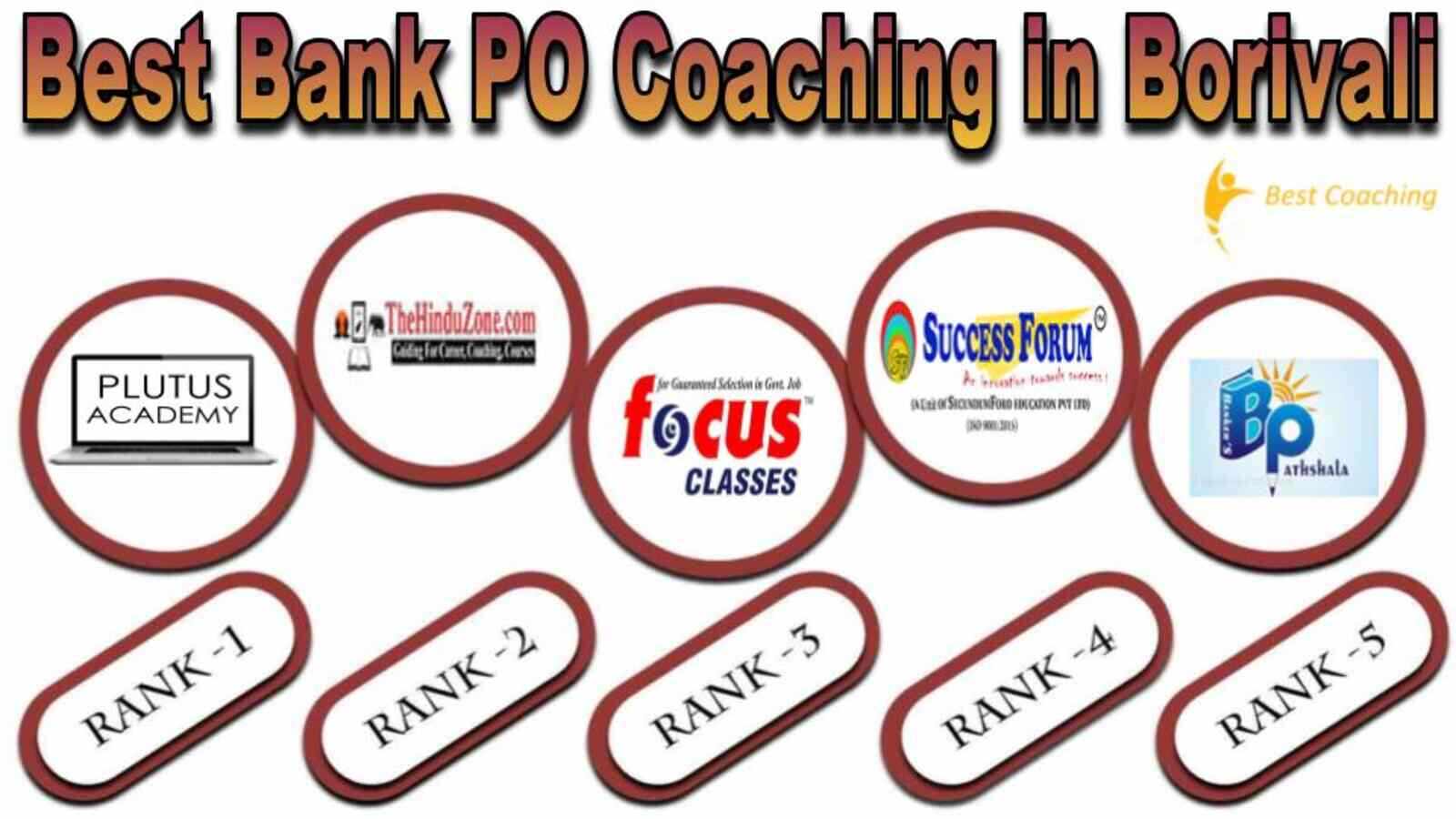 Top Bank PO Coaching in Borivali