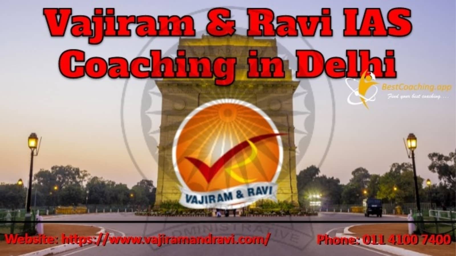 Vajiram Ravi IAS Coaching In Delhi Fees Details Reviews