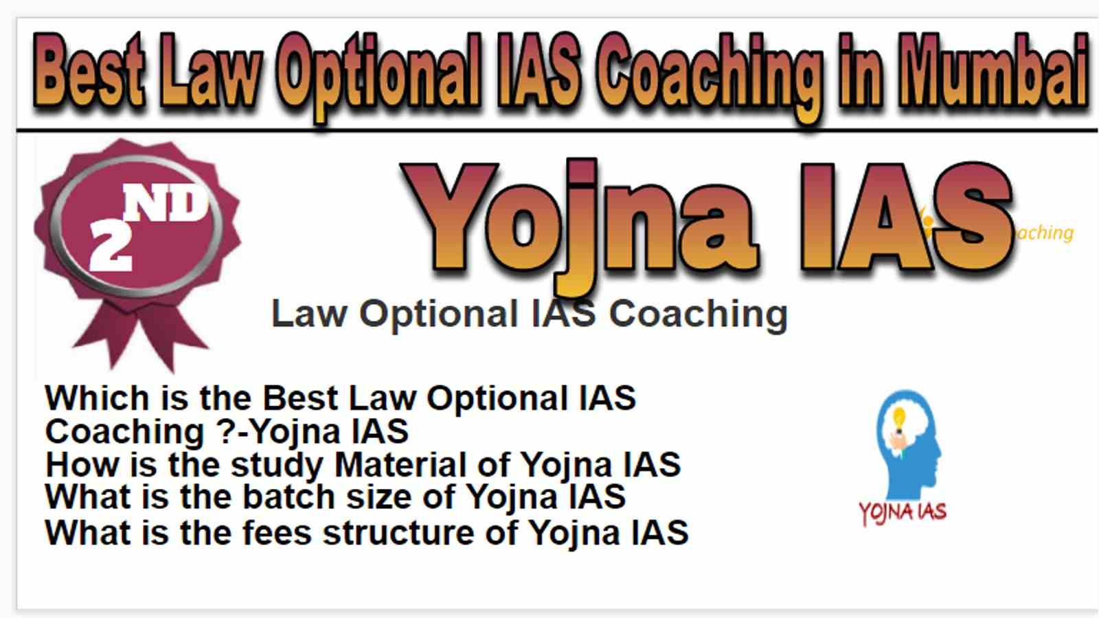 Rank 2 Top Law Optional IAS Coaching in Mumbai
