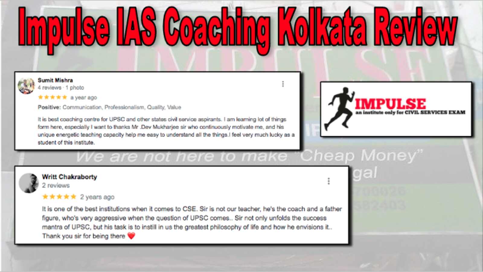 Impulse IAS Coaching Kolkata Review