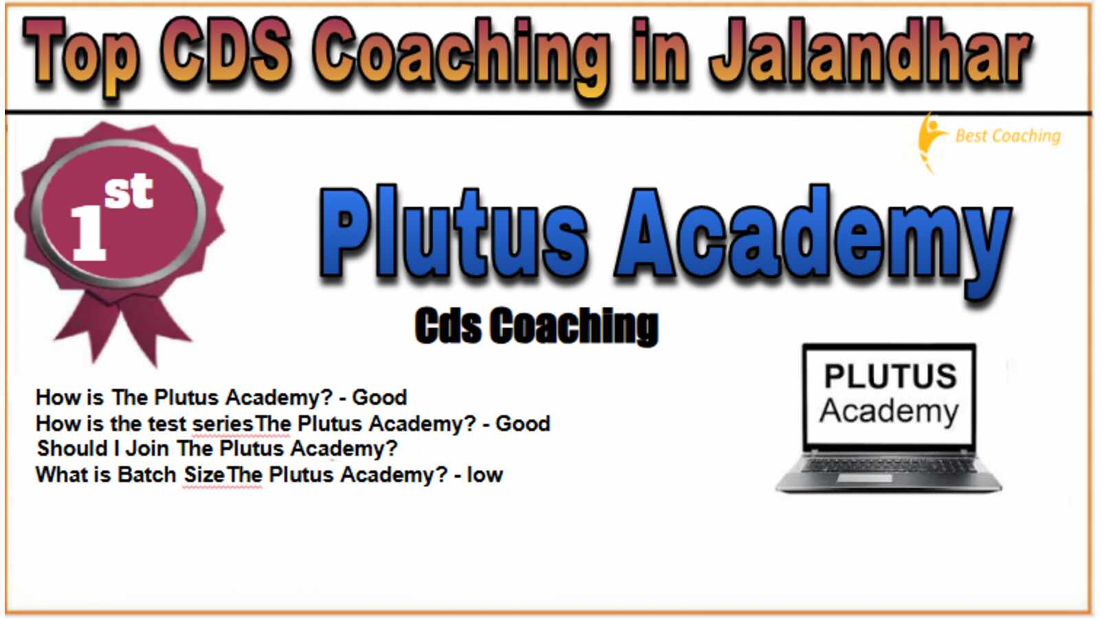 Plutus academy CDS Coaching in Jalandhar