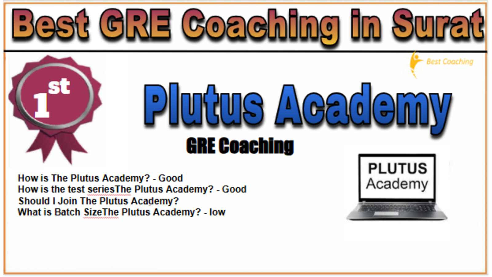 Plutus academy GRE Coaching in Surat