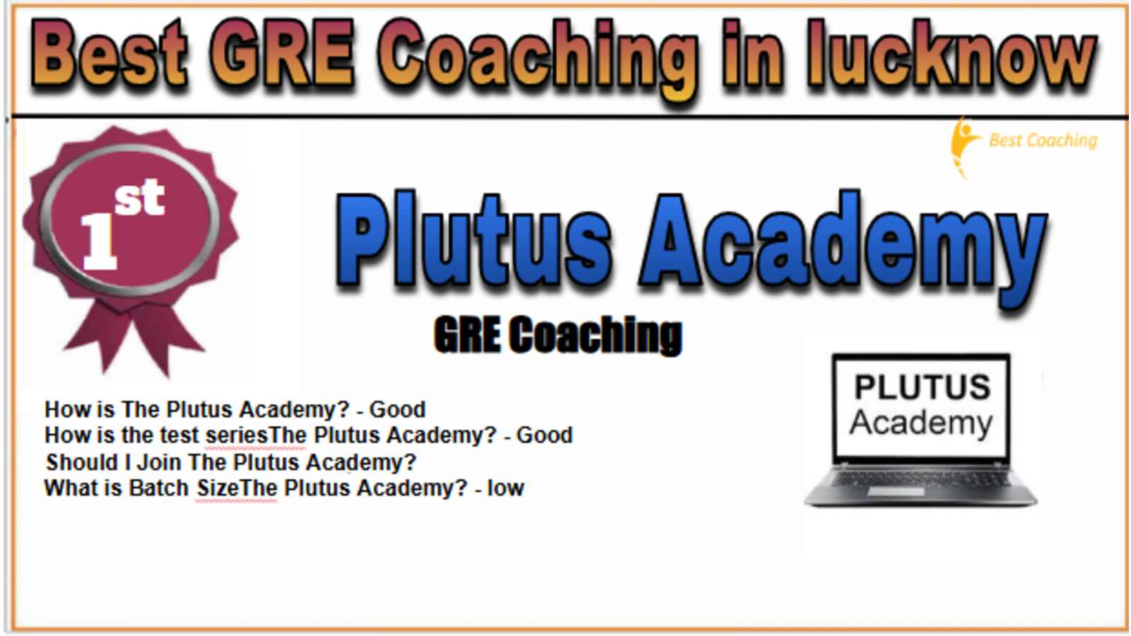 Plutus academy GRE Coaching lucknow