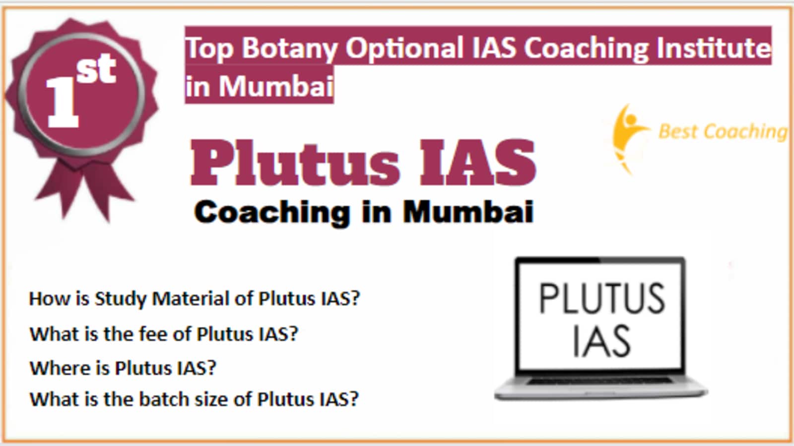 Rank 1 Best Botany Optional IAS Coaching in Mumbai