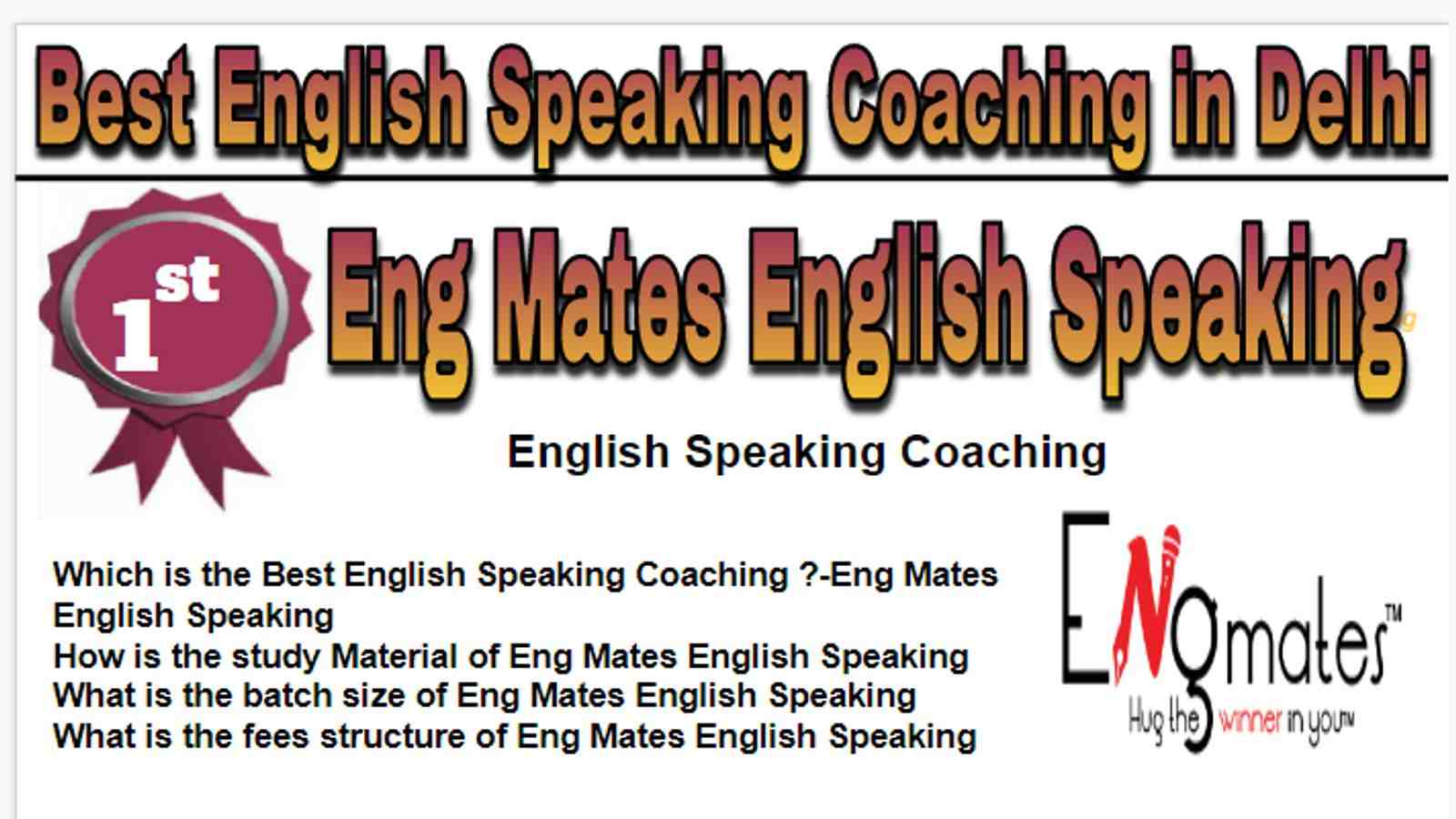 Rank 1 Best  English Speaking Coaching in Delhi