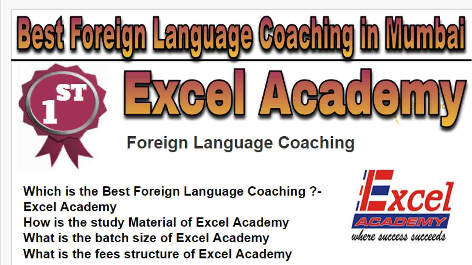 Rank 1 Best Foreign Language Coaching in Mumbai