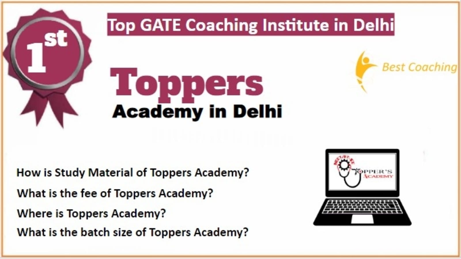 Rank 1 Best GATE Coaching in Delhi