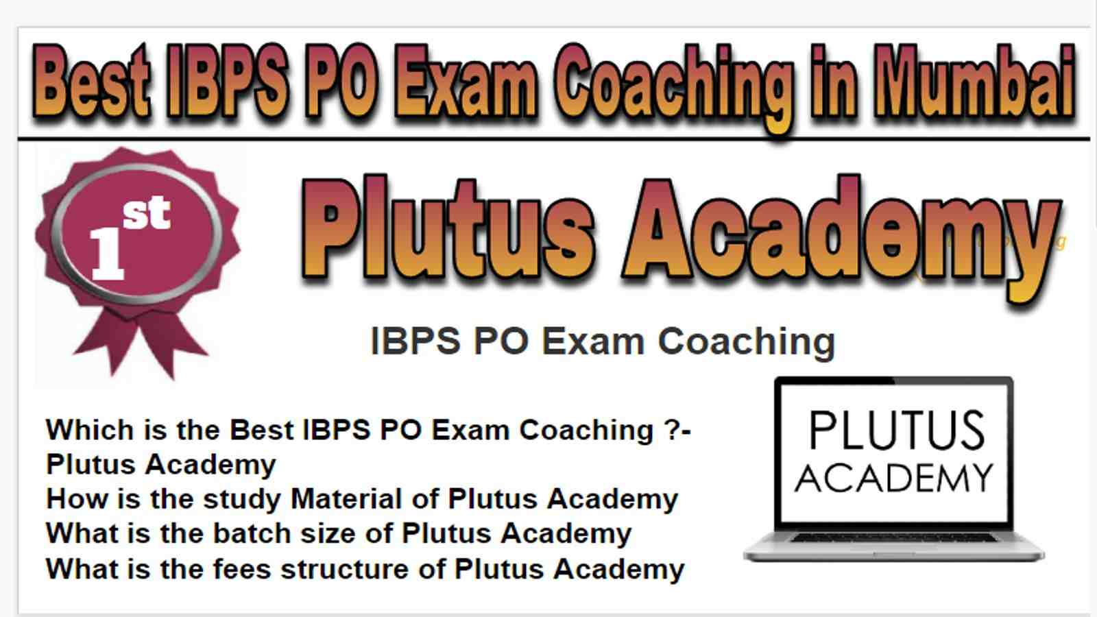 Rank 1 Best IBPS PO Exam Coaching in Mumbai