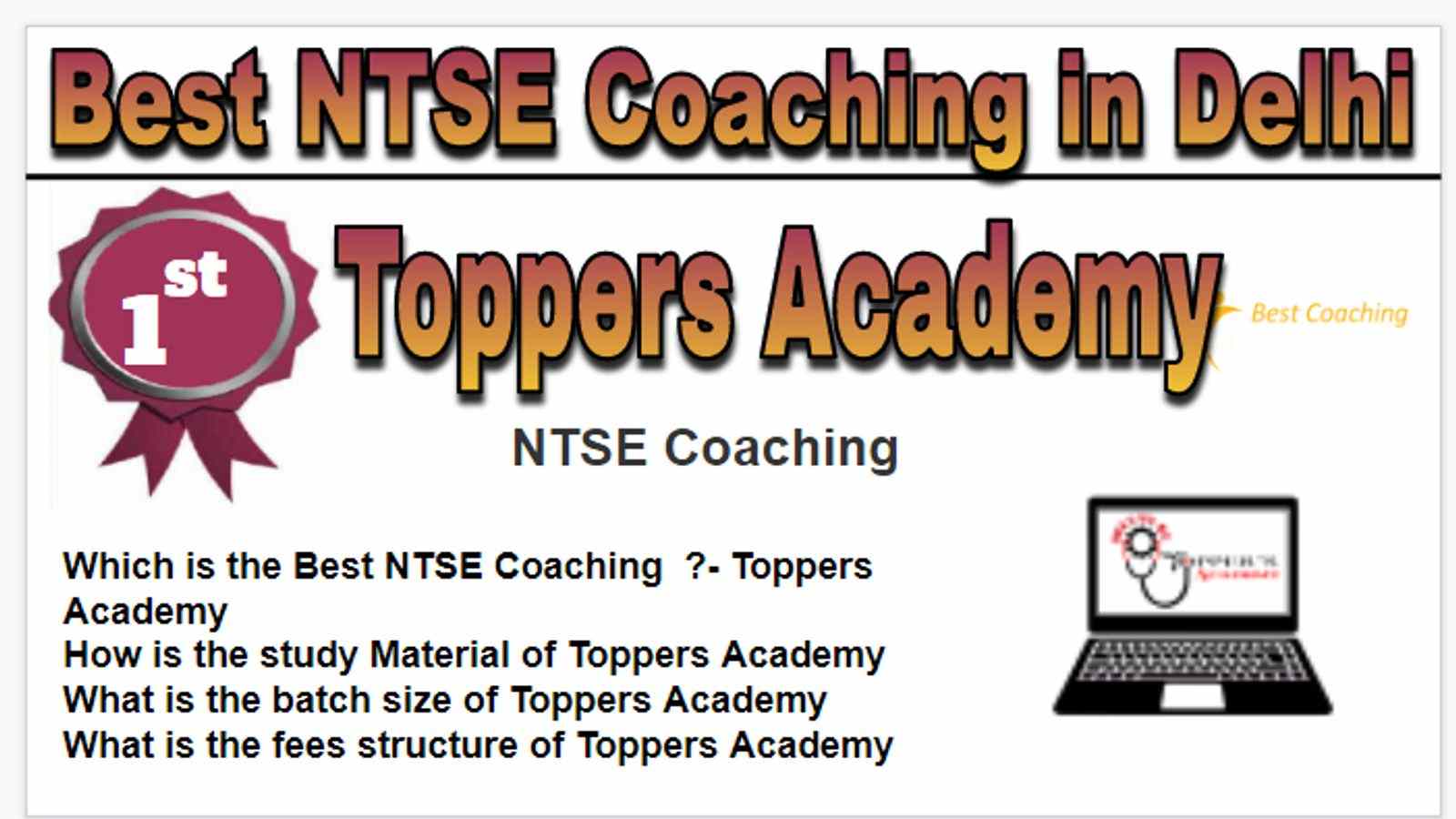 Rank 1 Best NTSE Coaching in Delhi