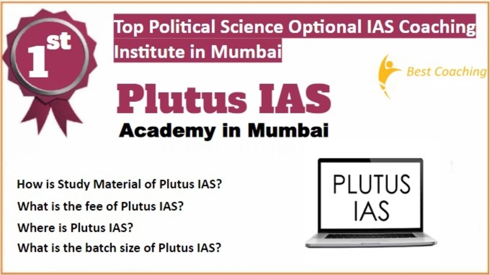 Rank 1 Best Political Science & International Relations Optional IAS Coaching in Mumbai