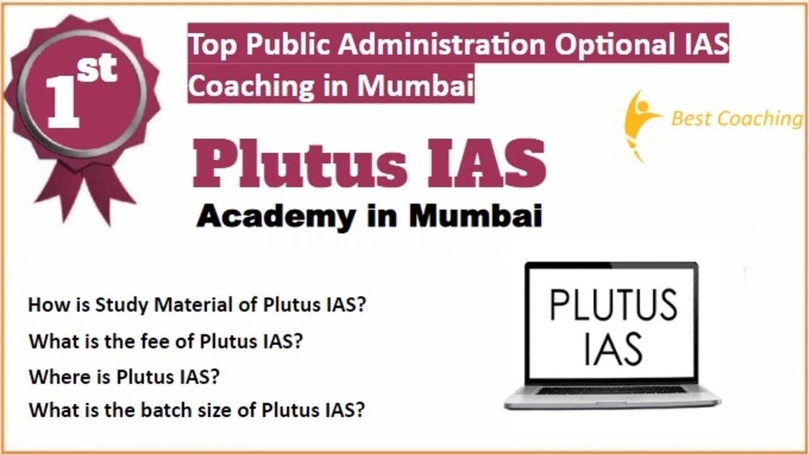 Rank 1 Best Public Administration Optional IAS Coaching in Mumbai