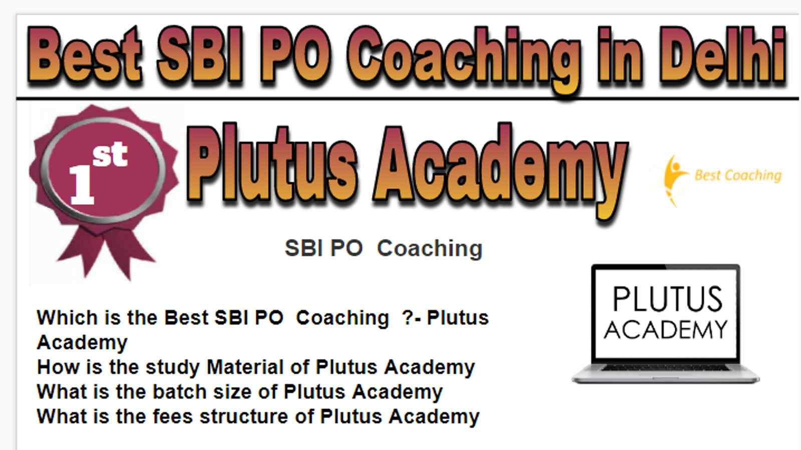 Rank1 Best 10 SBI PO Coaching in Delhi