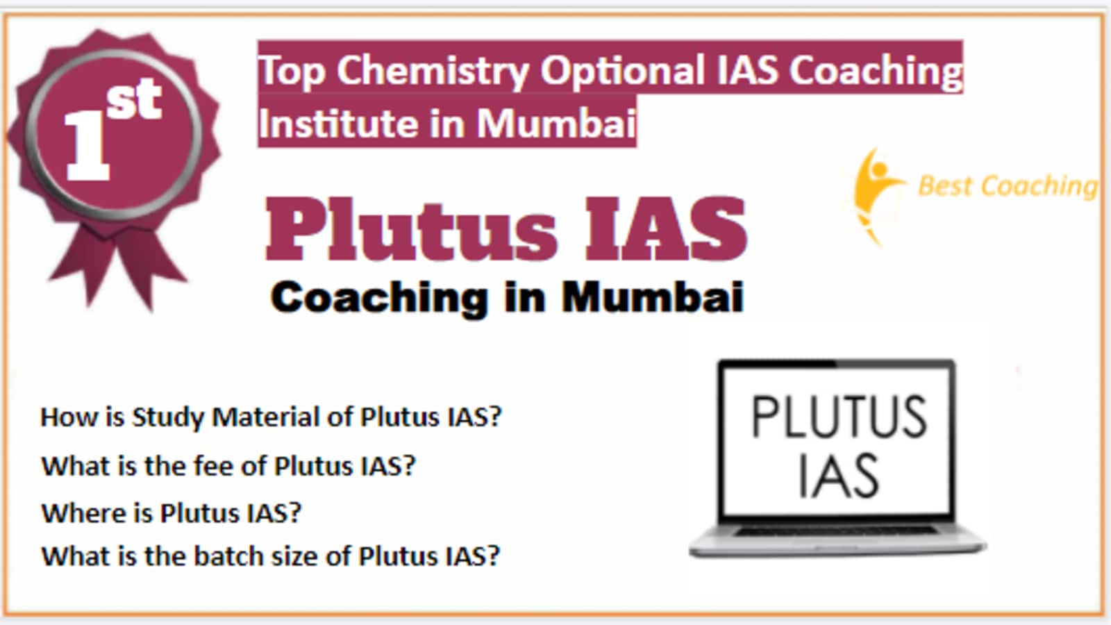 Rank 1 Best Chemistry Optional IAS Coaching in Mumbai