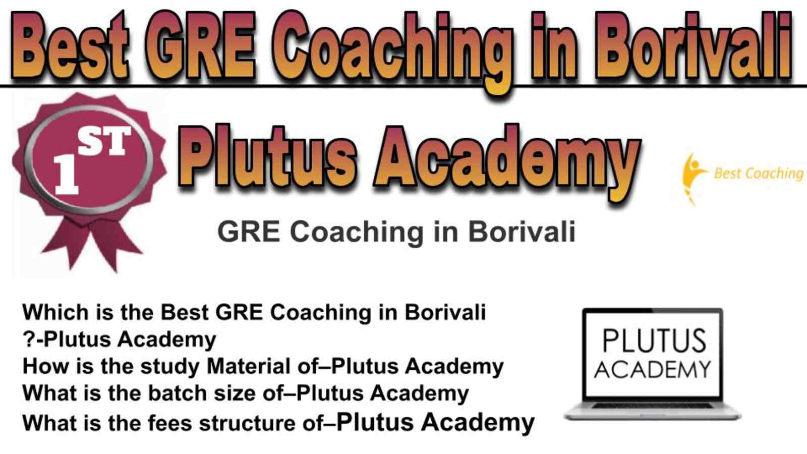 Rank 1 best GRE coaching in Borivali