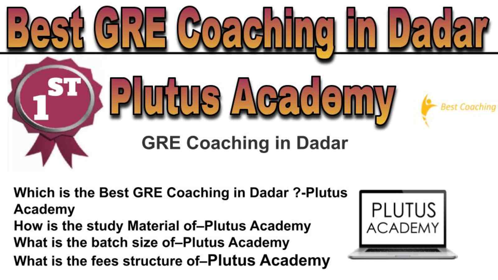 Rank 1 best GRE coaching in Dadar