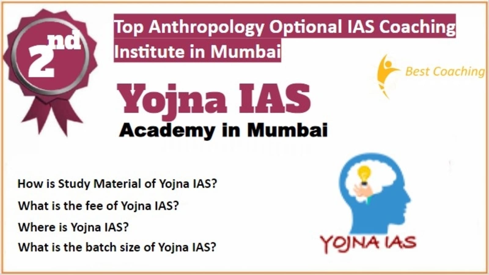 Rank 2 Best Anthropology Optional IAS Coaching in Mumbai