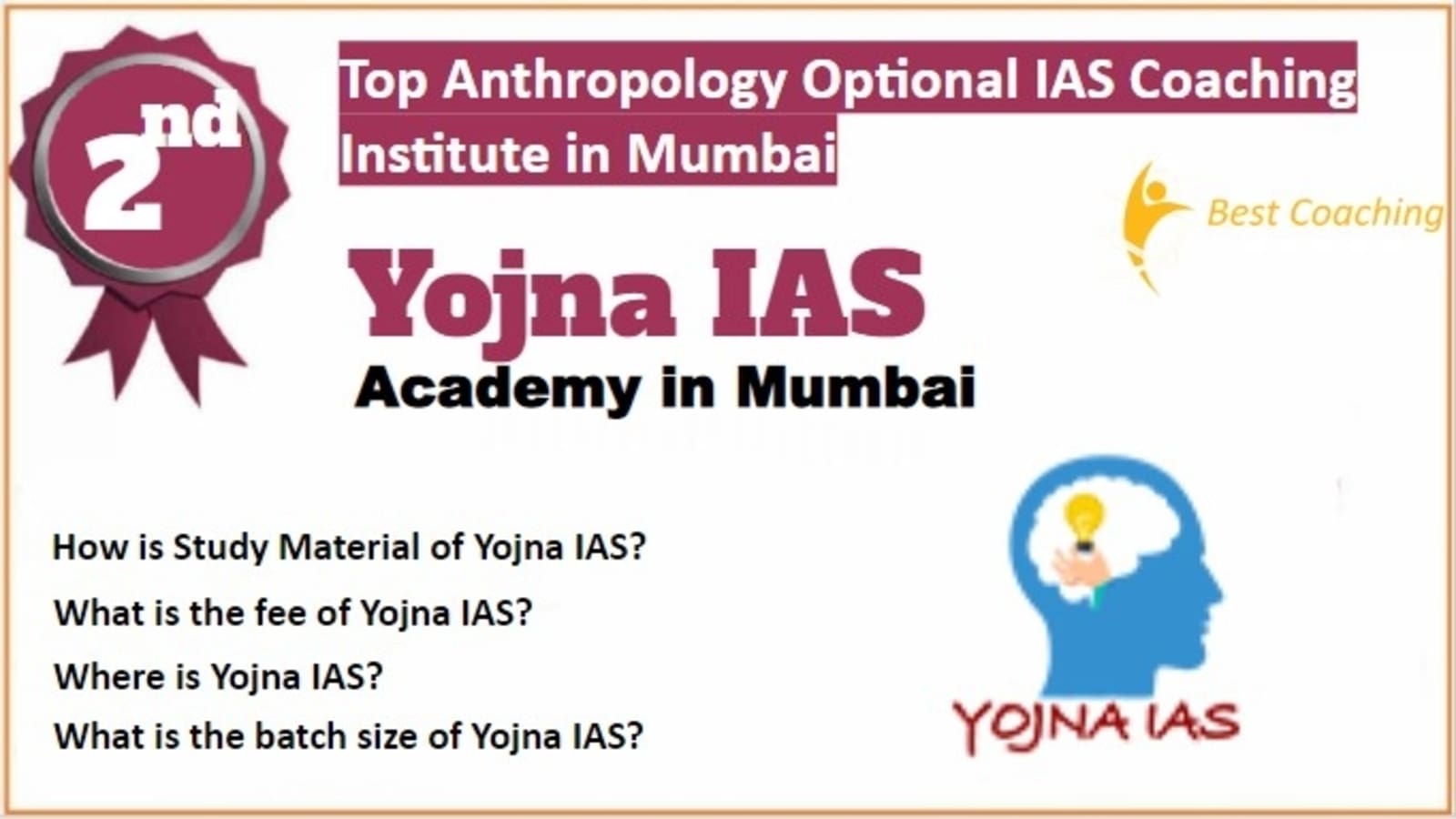 Rank 2 Best Anthropology Optional IAS Coaching in Mumbai