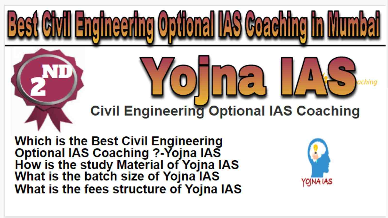 Rank 2 Best Civil Engineering Optional IAS Coaching in Mumbai