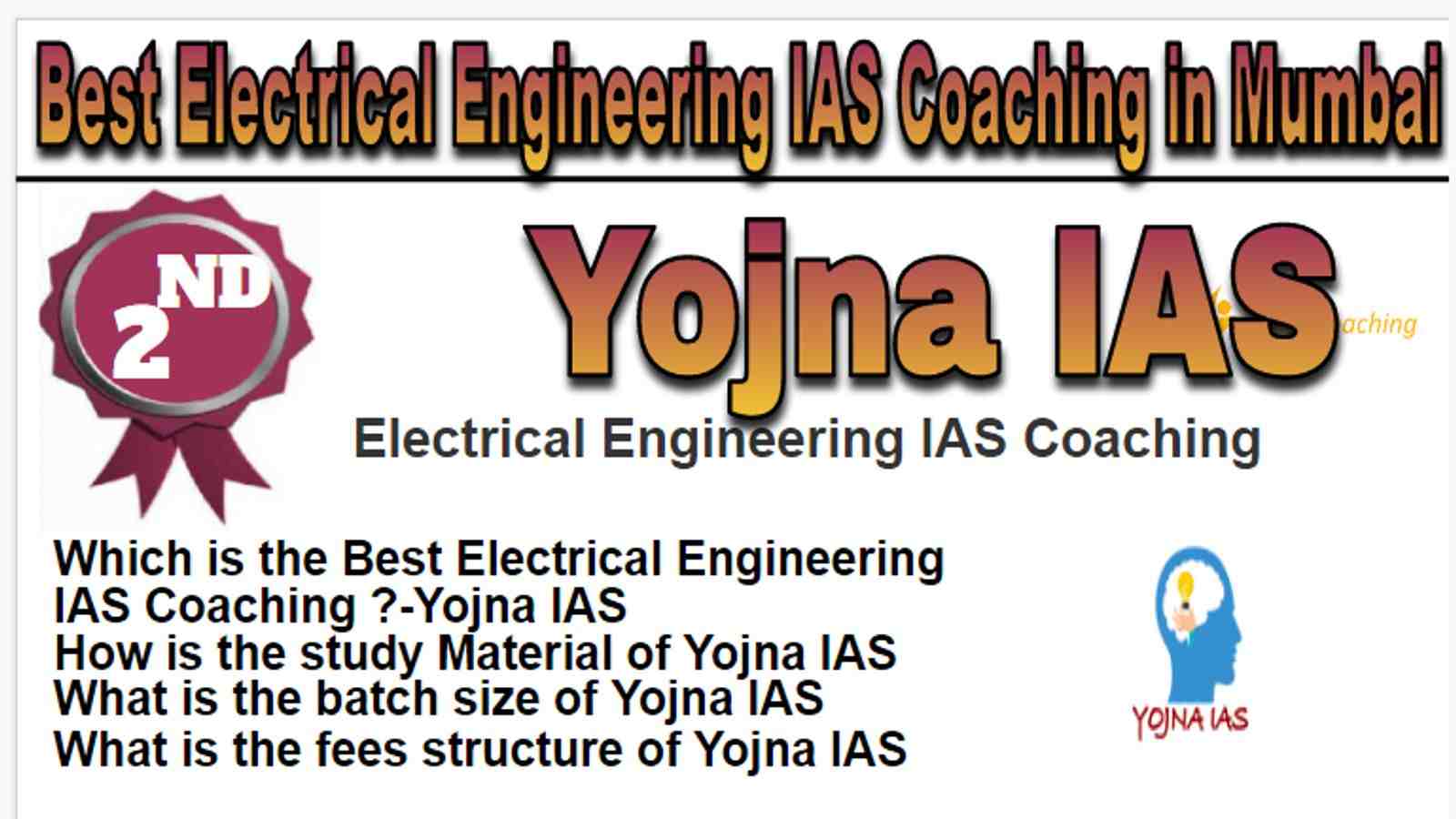 Rank 2 Top Electrical Engineering Optional IAS Coaching in Mumbai