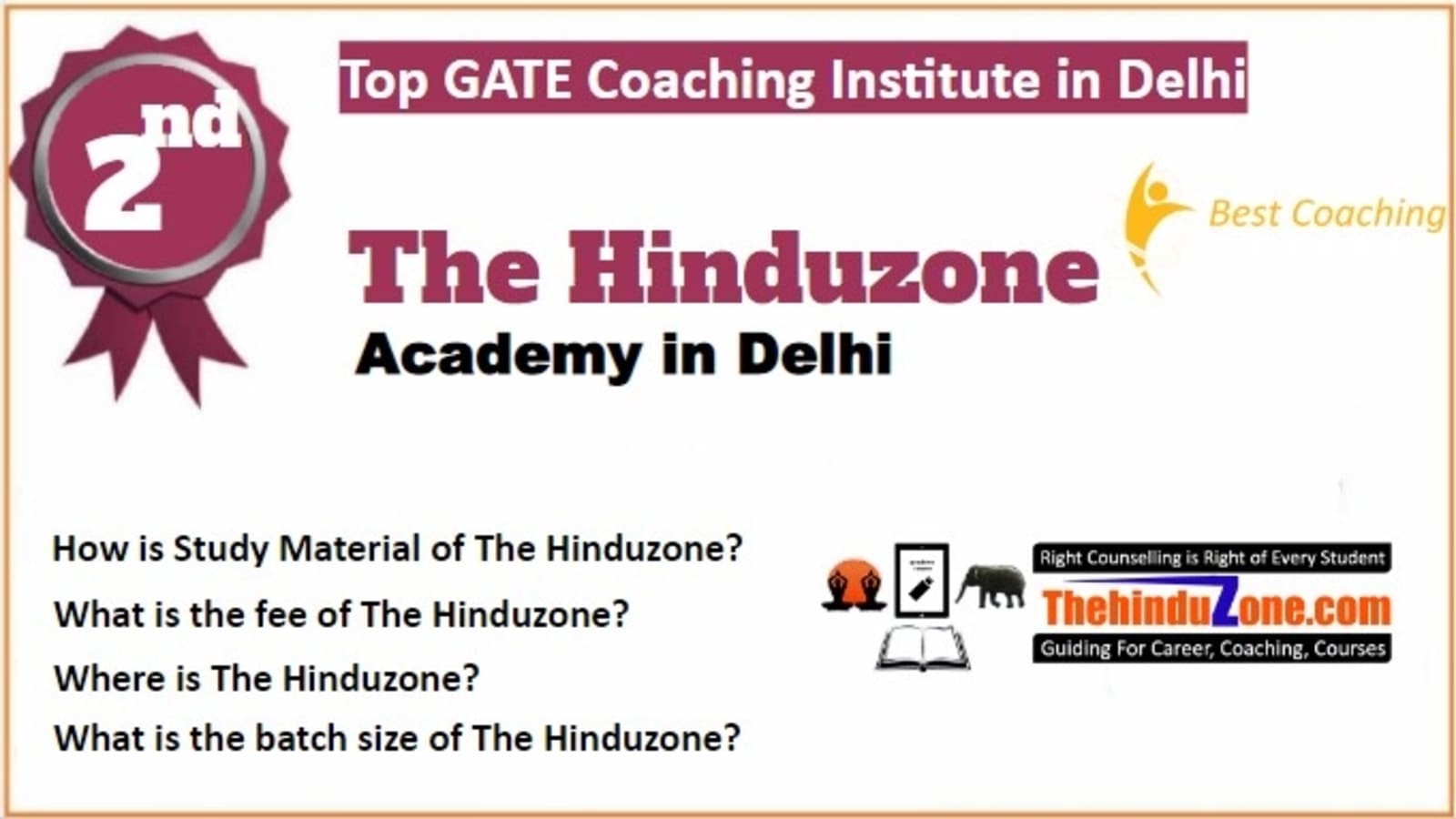 The Hinduzone GATE Coaching in Delhi. Rank 2nd GATE Coaching in Delhi. 2nd Top GATE Coaching in Delhi. Best GATE Coaching in Delhi Rank 2. Rank 2 Best GATE Coaching in Delhi