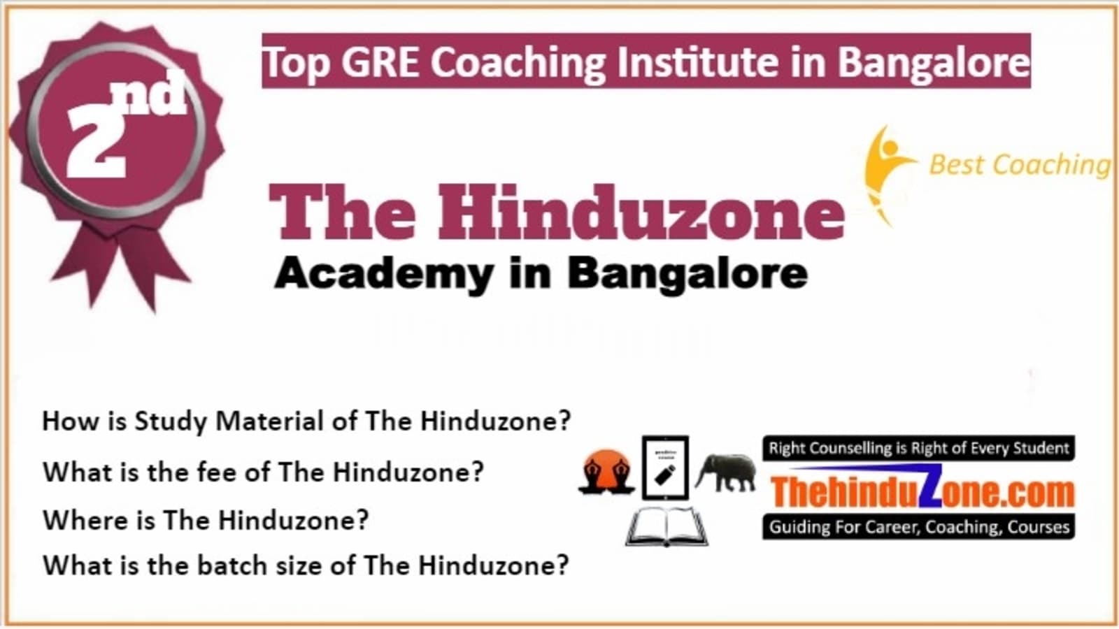 Rank 2 Best GRE Coaching in Bangalore