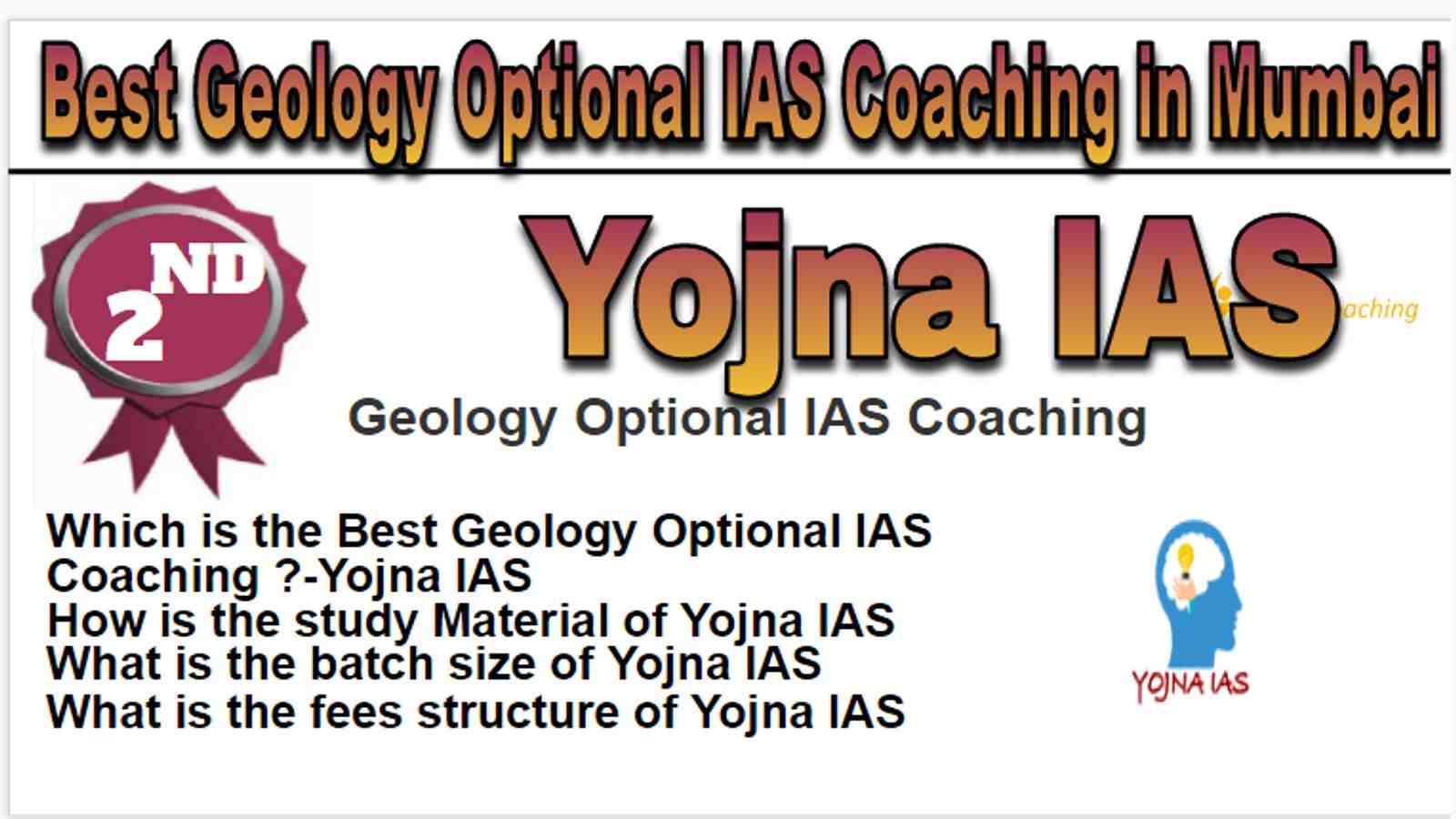 Rank 2 Best Geology Optional IAS Coaching in Mumbai