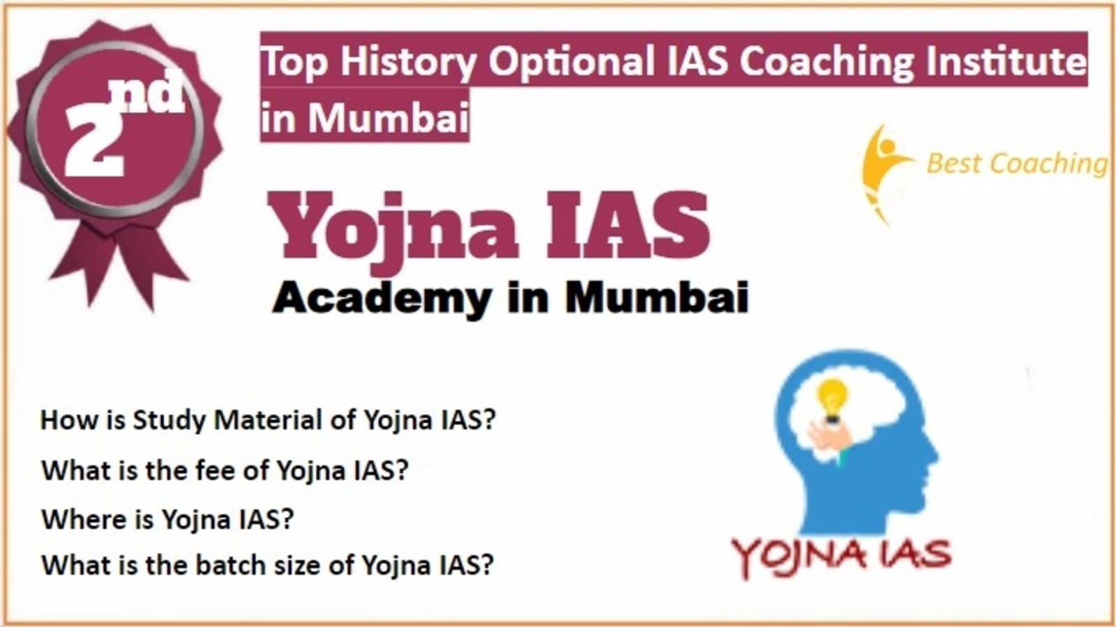 Rank 2 Best History Optional IAS Coaching in Mumbai