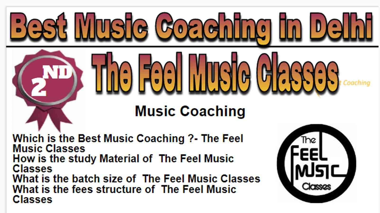 Rank 2 Best Music Coaching in Delhi
