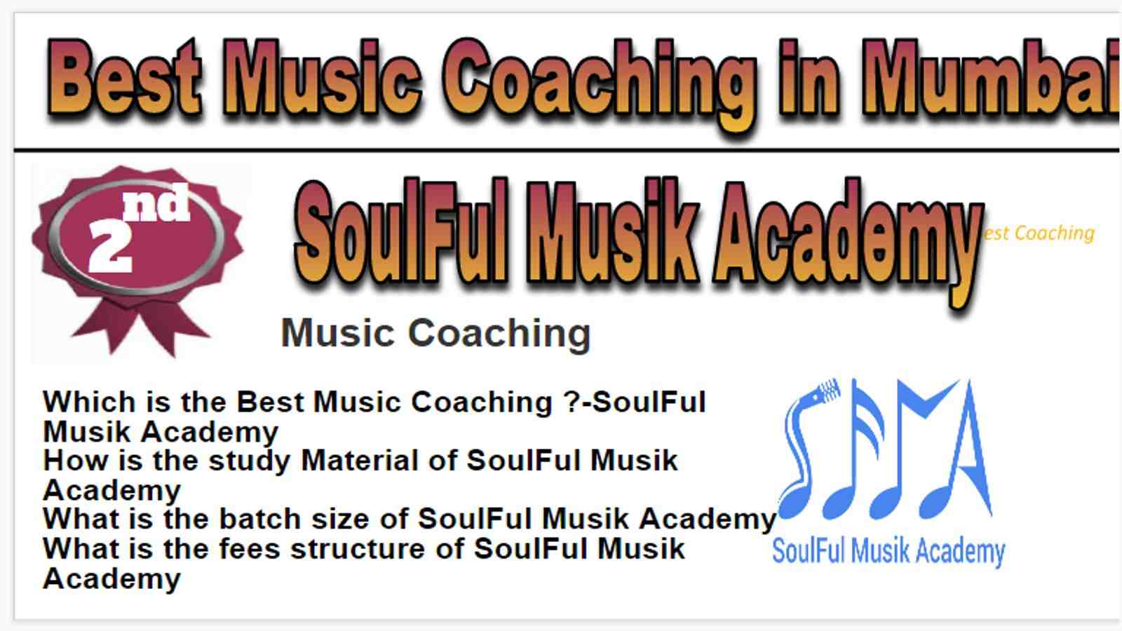 Rank 2 Best Music Coaching in Mumbai