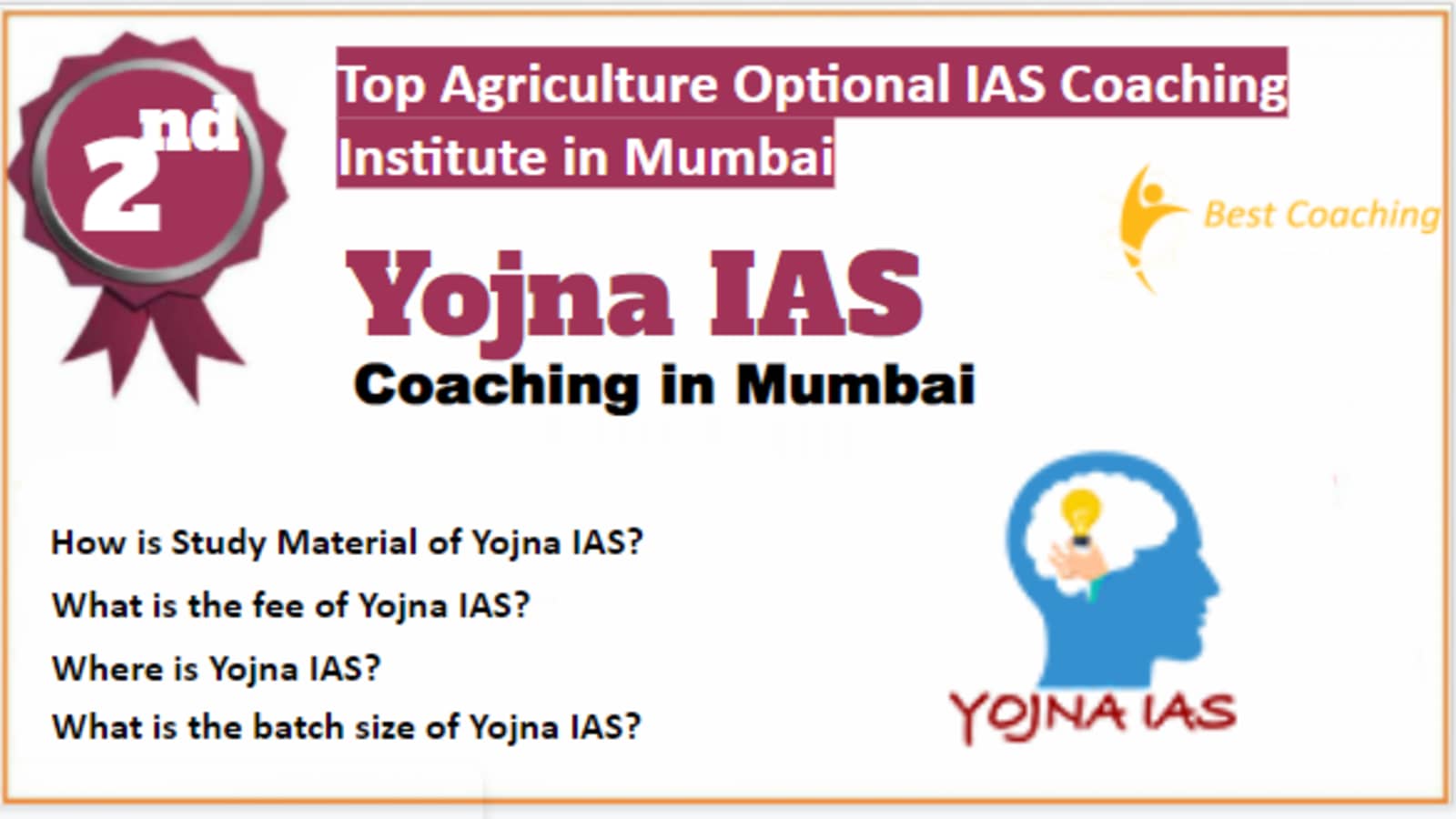 Rank 2 Top Agriculture optional IAS Coaching in Mumbai