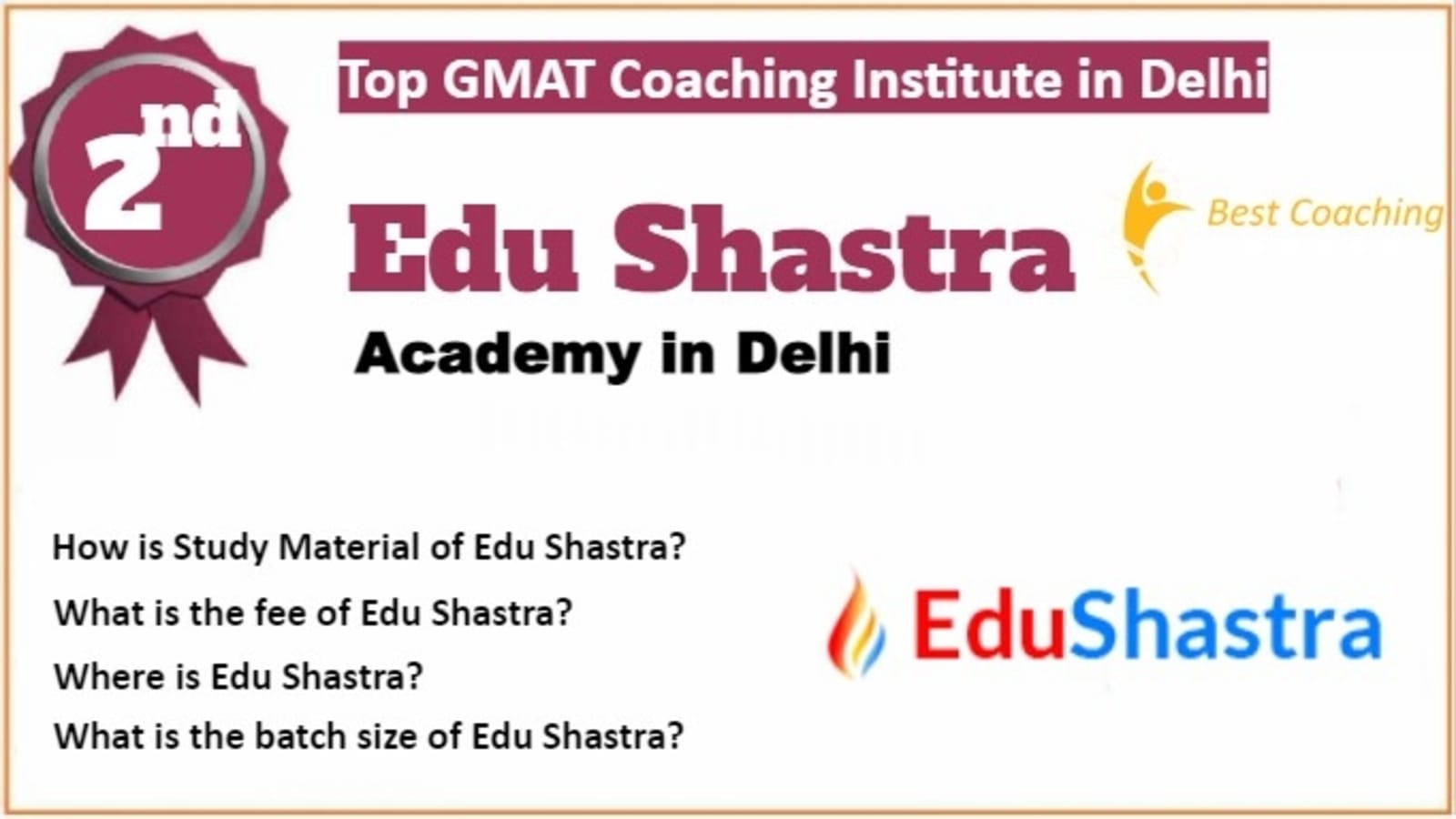 Rank 2 Top GMAT Coaching in Delhi