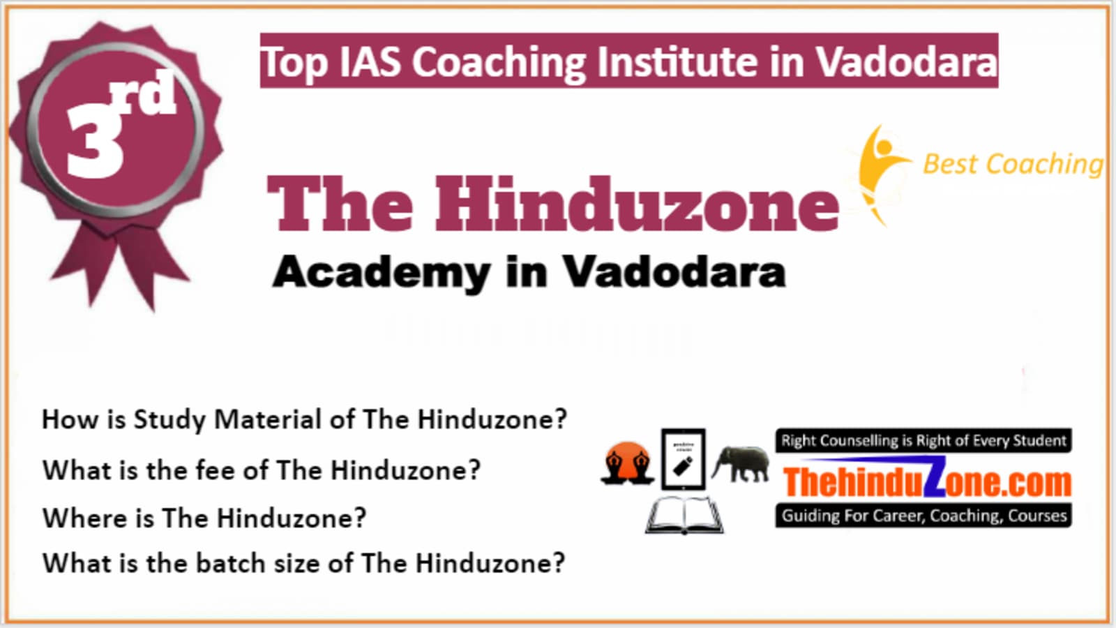 Rank 3 Best IAS Coaching in Vadodara