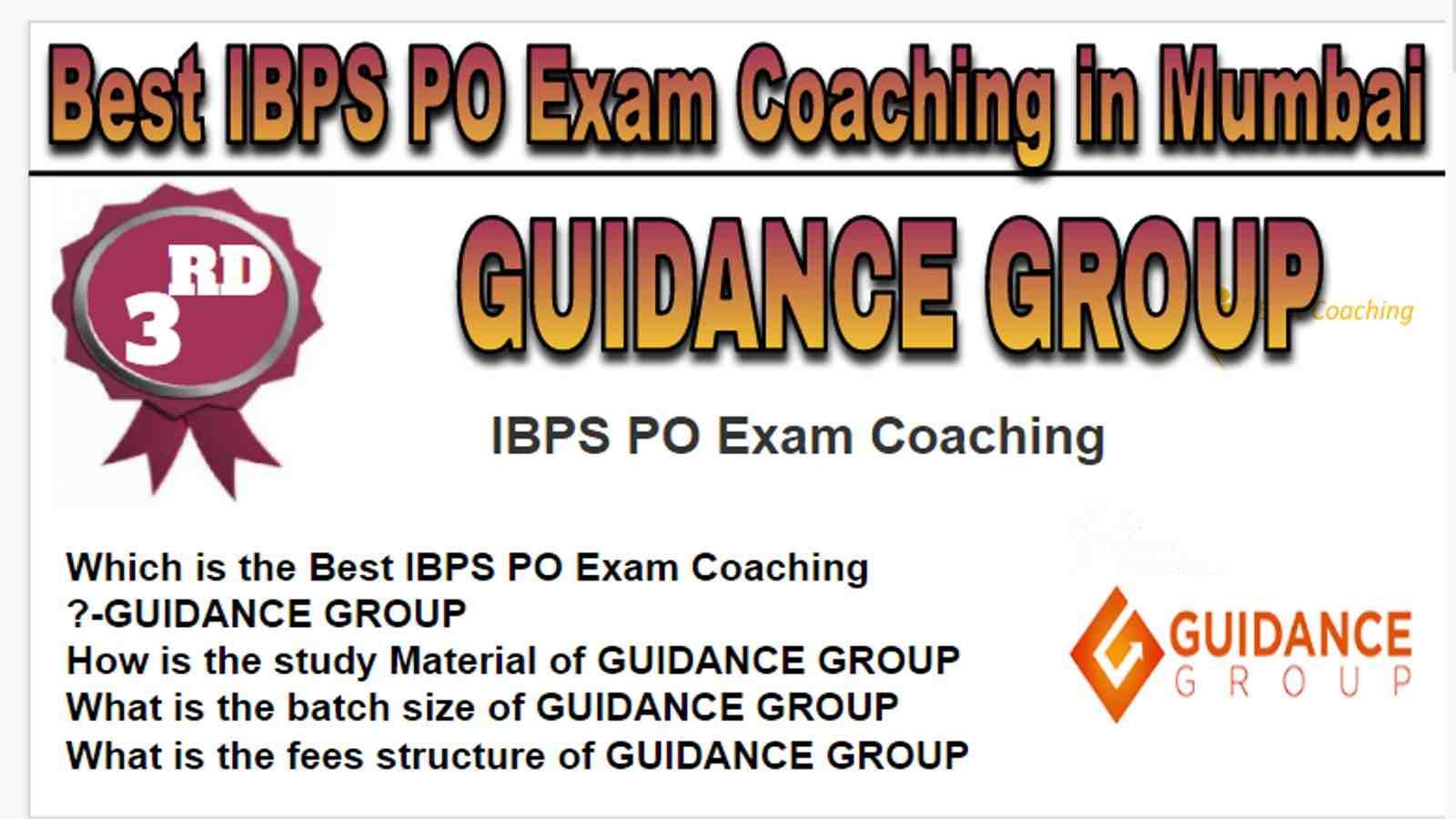 Rank 3 Best IBPS PO Exam Coaching in Mumbai