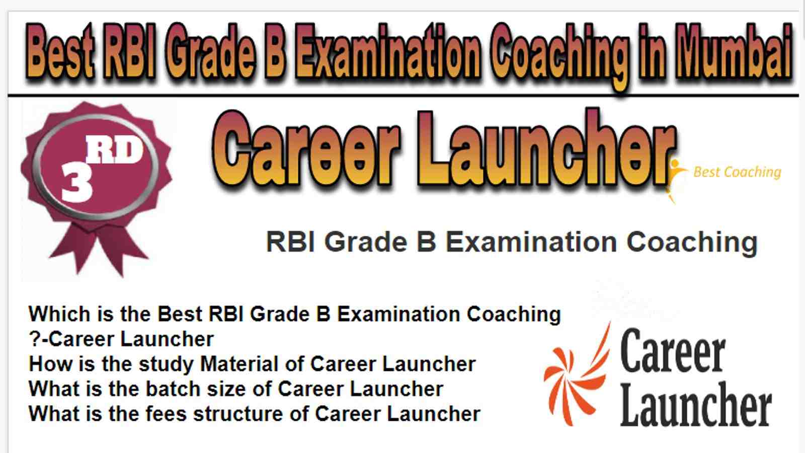 Rank 3 Best RBI Grade B Examination Coaching in Mumbai