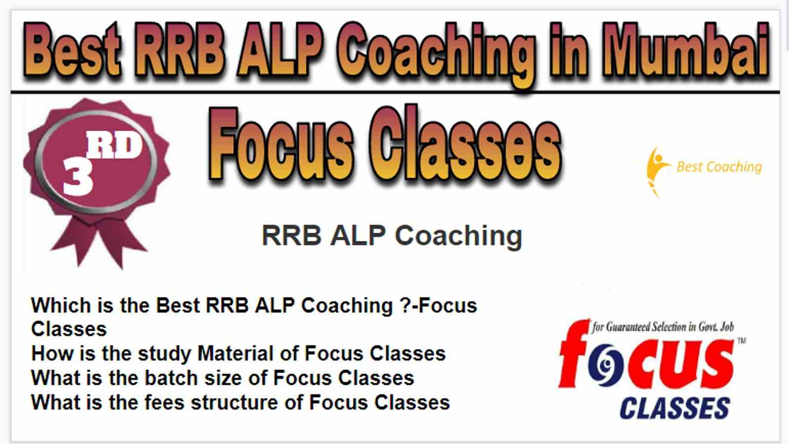 Rank 3 Best RRB ALP Coaching in Mumbai