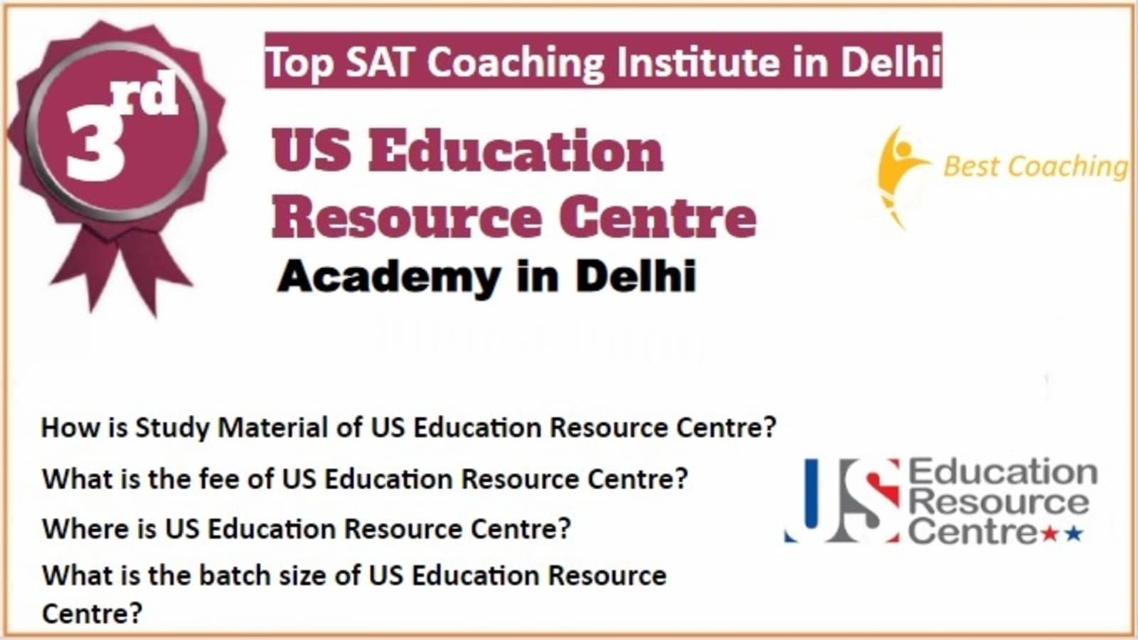 Rank 3 Best SAT Coaching in Delhi