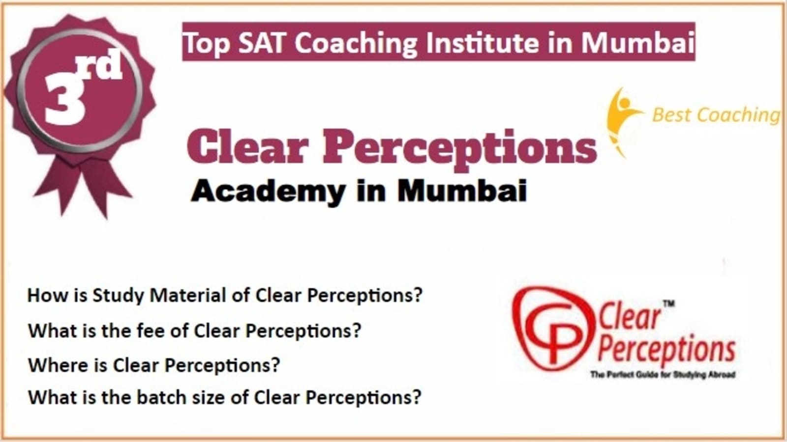 Rank 3 Best SAT Coaching in Mumbai