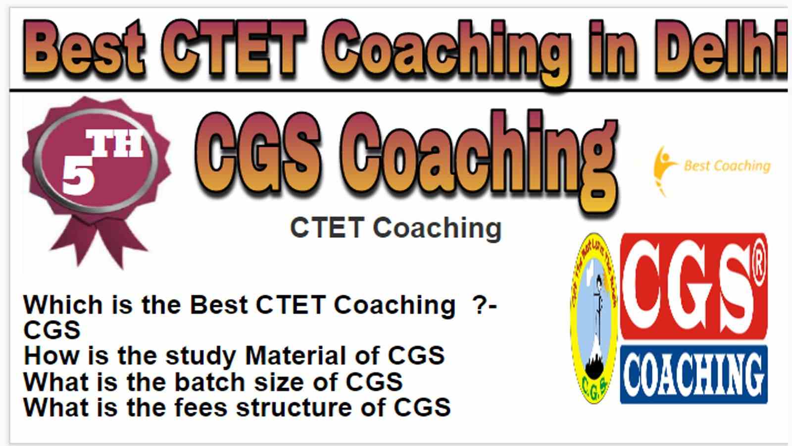 Rank 5 Best CTET Coaching in Delhi