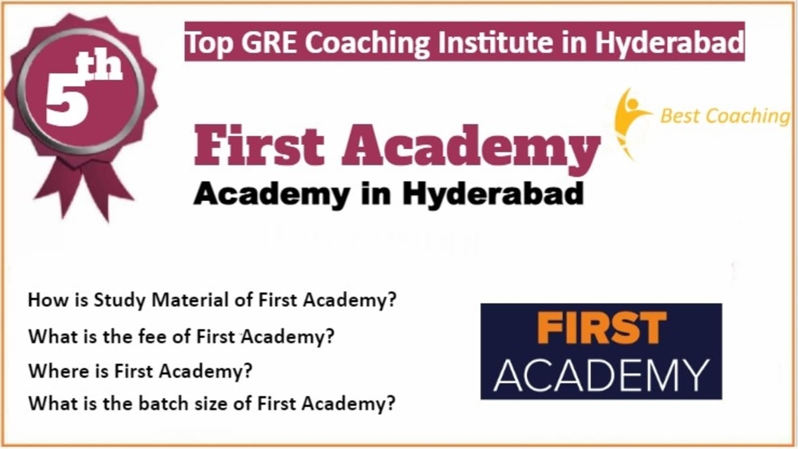 Rank 5 Best GRE Coaching in Hyderabad
