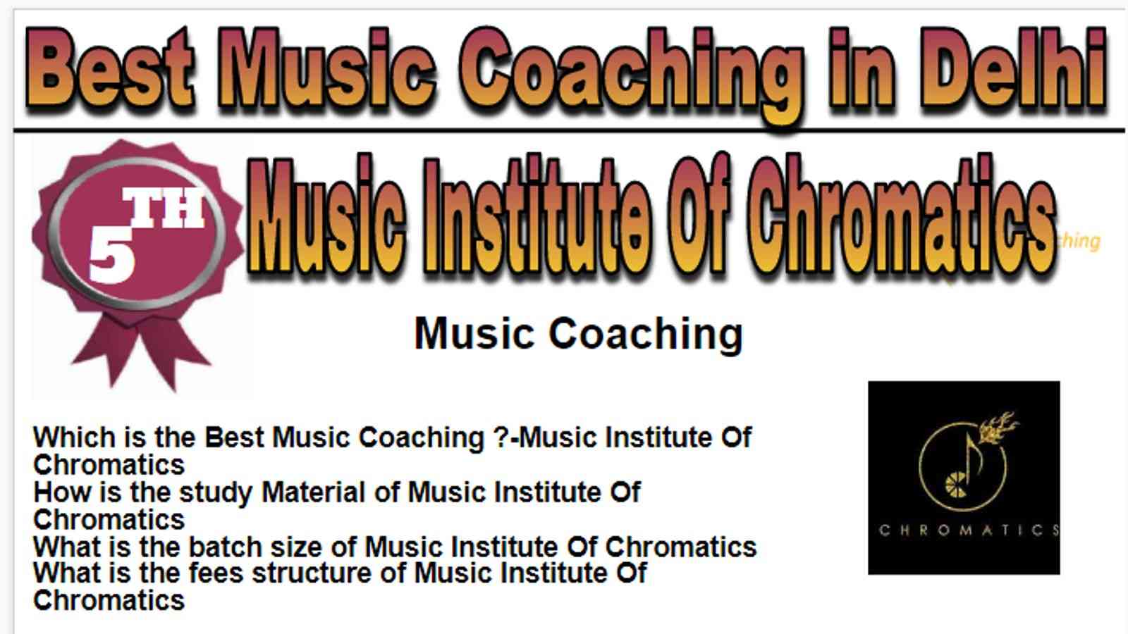 Rank 5 Best Music Coaching in Delhi