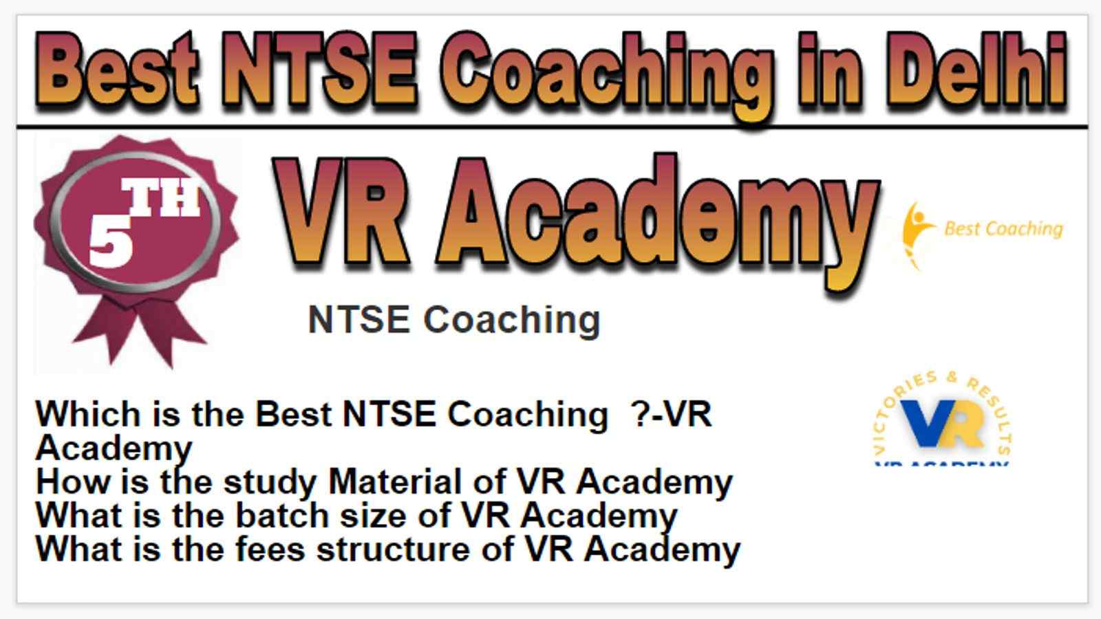 Rank 5 Best NTSE Coaching in Delhi