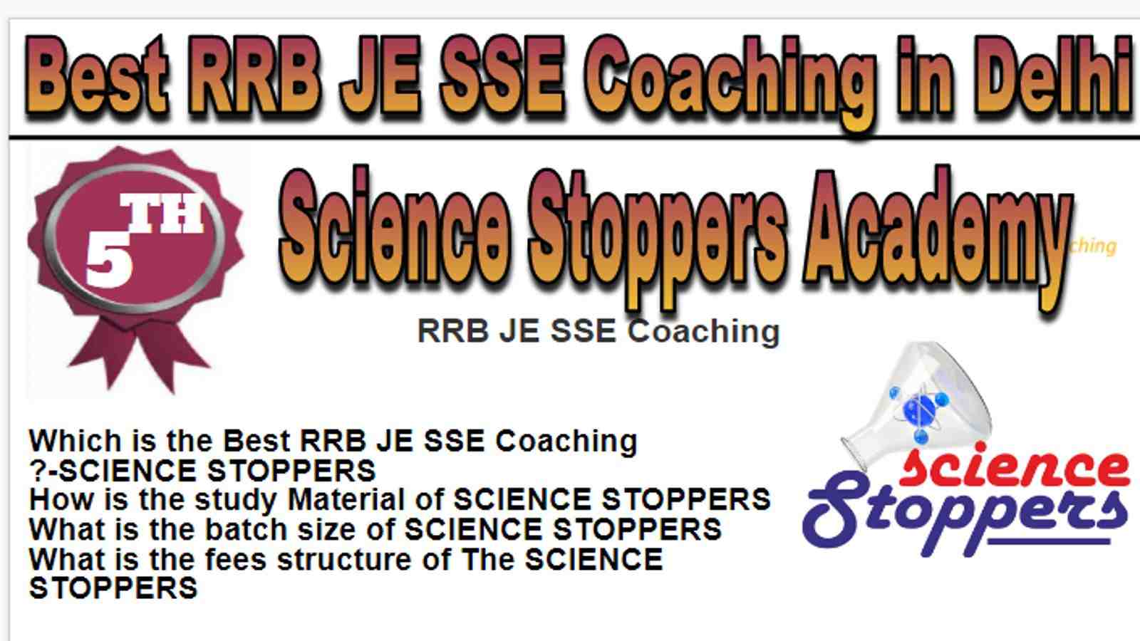 Rank 5 Best RRB JE SSE Coaching in Delhi